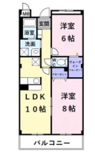 ミラン・ロワイヤル【3階】の間取り