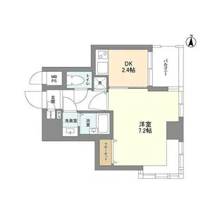 ガーラプレイス錦糸町【5階】の間取り