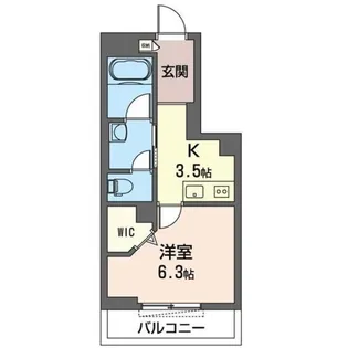 カーサ セイント【2階】の間取り