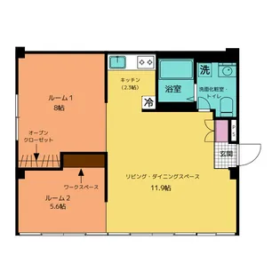 ベイヒルズ中山North【3階】の間取り