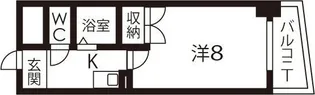 ケーエム泉【6階】の間取り