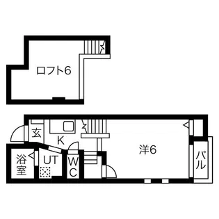 フルーツデール本陣【1階】の間取り