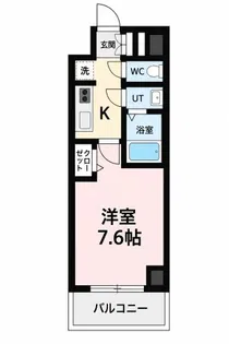 ディアレイシャス尾頭橋【7階】の間取り