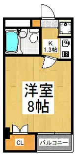 カーサ・スッド【4階】の間取り