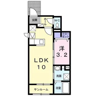 ヴィオラ【1階】の間取り