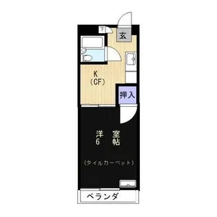 WJ・W 7ビル【3階】の間取り