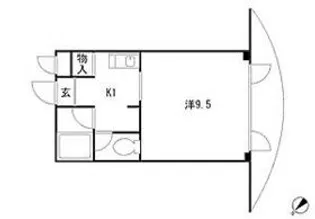 Party Fu141【3階】の間取り