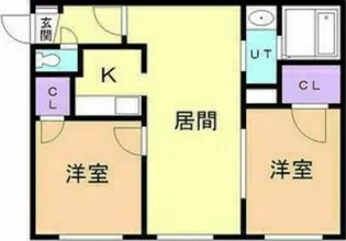 パストラル八軒【3階】の間取り