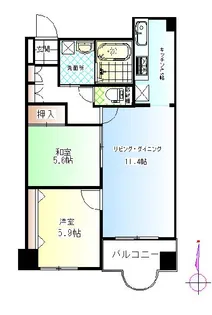 沼津大手町ハイツ【2階】の間取り