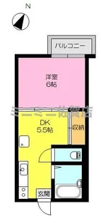 キープビル西棟【3階】の間取り