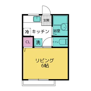グリーンピアつが【1階】の間取り
