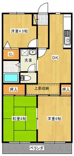 カサベルデ市川【3階】の間取り