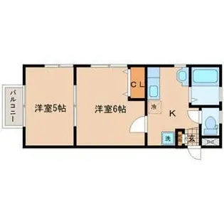 T・Kハイツ【2階】の間取り