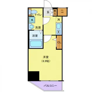 アゼスト西川口【8階】の間取り