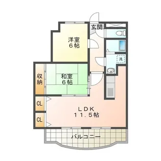 ビバかわごえ【2階】の間取り