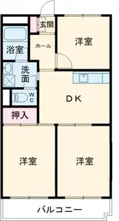 テクノハイツ楓【3階】の間取り