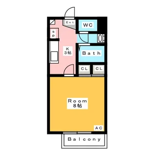 コージーコート【1階】の間取り