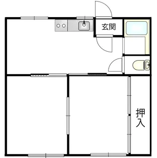 稲花ハウス【2階】の間取り