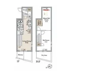 Livegeonakamurabashiの間取り
