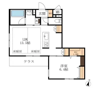 SORA【1階】の間取り