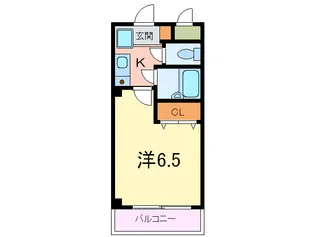 甲南フラット【3階】の間取り