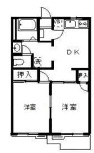 ソリティアB棟【1階】の間取り