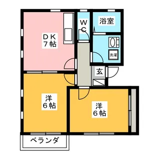 グランドイーストA【2階】の間取り