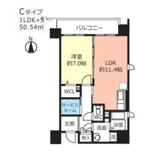 フォンセ ブラン【2階】の間取り