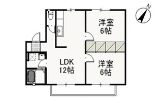 岡山県岡山市南区妹尾【アパート】の間取り