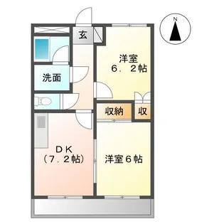 メゾンストーク【3階】の間取り
