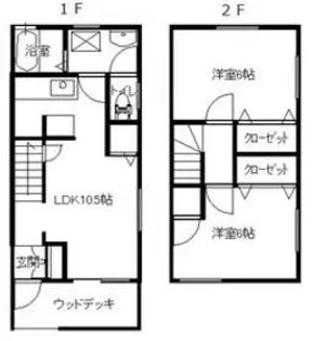 TOWN PALACE(タウンパレス)【1階】の間取り