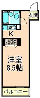 東京都足立区関原3【マンション】の間取り
