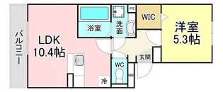 福岡県北九州市小倉北区清水1【アパート】の間取り