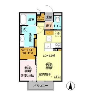 グランマーレMITO C【1階】の間取り