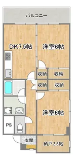 辻産業第1ビル【7階】の間取り