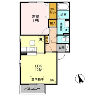 パレット B【1階】の間取り