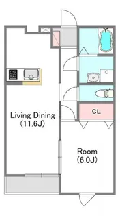 GRACE HIRAYAMA B【1階】の間取り