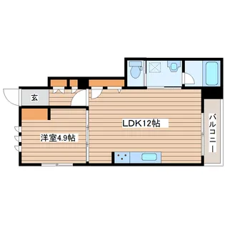 シャーメゾン真栄上杉II【1階】の間取り