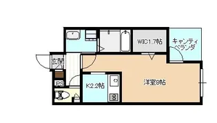 Arcadia白鷺【3階】の間取り