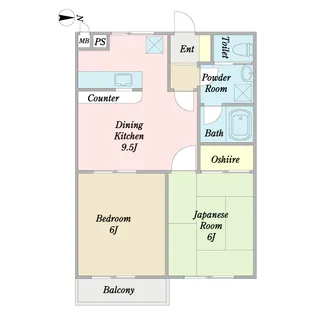 クレセール斉藤【2階】の間取り