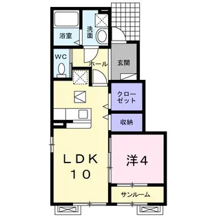 山形県山形市成沢西2【アパート】の間取り