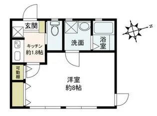 スプリーナ保土ヶ谷【1階】の間取り