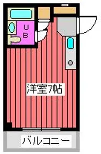 ルームふじ【2階】の間取り