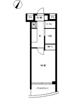 スカイコート学芸大学壱番館【3階】の間取り