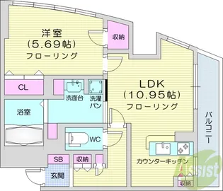 DNKMSA パート4 ANNEX別館【4階】の間取り