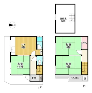 大阪府枚方市香里ケ丘1【一戸建】の間取り