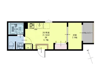 REGALEST Advance太子堂I【3階】の間取り