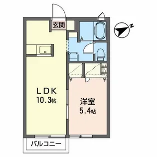 エトワル・ファミユ【2階】の間取り