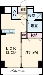 アマルフィーノ【8階】の間取り