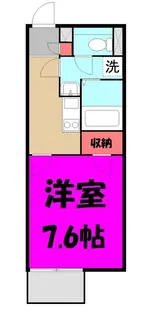 ロックキャッスル【2階】の間取り